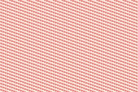 Bright bows pattern. Festive pink background Stock Illustration
