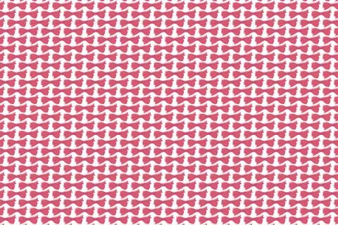 Bright bows pattern. Festive pink background イラスト素材