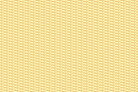 Bright bows pattern. Festive yellow background イラスト素材