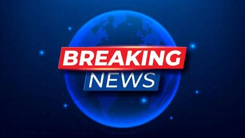Bright Breaking News vector concept Stock Illustration