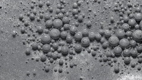 Bright bubbles sparkling. Stock Footage 154471117