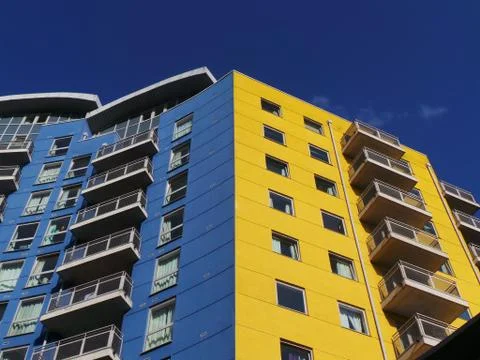 Bright building Stock Photos