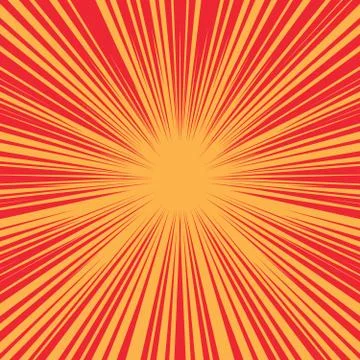 Bright burst background retro comic pop art イラスト素材