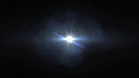 Bright burst of light explodes in the middle Stockbeeldmateriaal 340412924