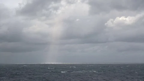 Bright bursts through the clouds,accelerated footage Stock Footage 72328562