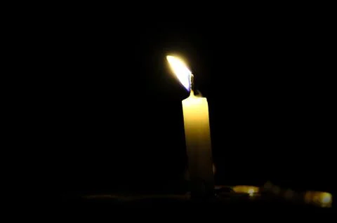 Bright candle Stock Photos