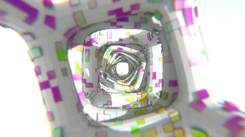 Bright CG Tunnel (HD) Stockbeeldmateriaal 20524499