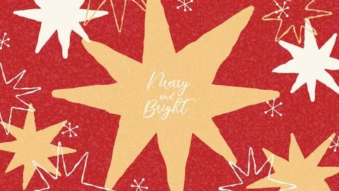 Bright Christmas and New Year background Stock Illustration