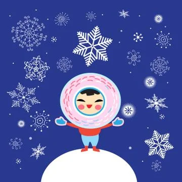 Bright Christmas background Stock Illustration