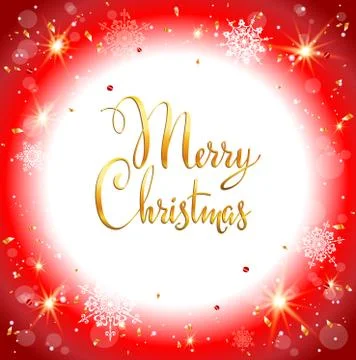 Bright Christmas background Stock Illustration