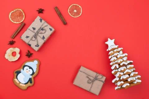 Bright Christmas background Stock Photos