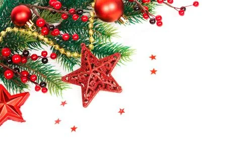 Bright christmas composition with stars Stock-Fotos