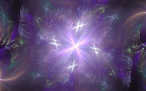 Bright Christmas star Illustrazione stock