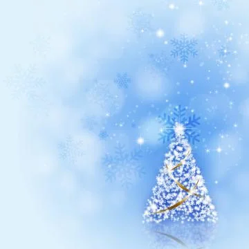 Bright christmas tree Stock Photos