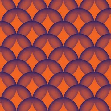 Bright circle and rings pattern of wallpaper Stock Illustration