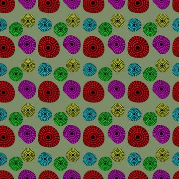 Bright circles Stock Illustration