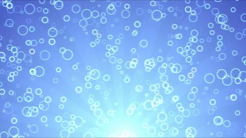 Bright Circles Motion Background Animation - Loop Blue Stock Footage 76318604