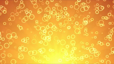 Bright Circles Motion Background Animation - Loop Orange Stock Footage 76319311