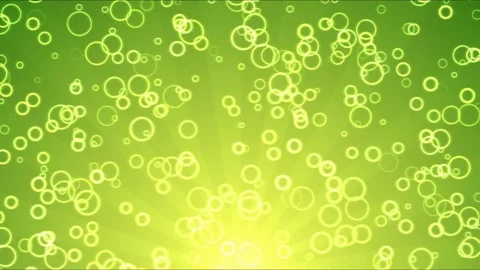 Bright Circles Motion Background Animation - Loop Green Stock Footage 76319616