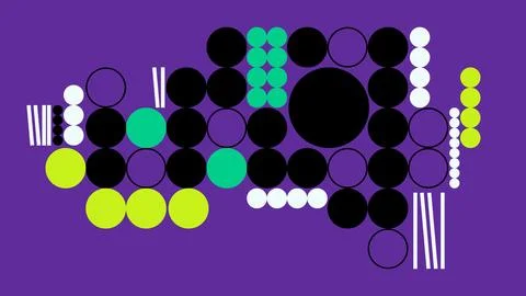 Bright circular composition background Stock Illustration