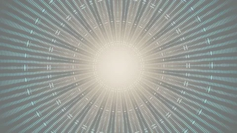 Bright circular light with radial lines in a graphic design Stock Footage 337410672