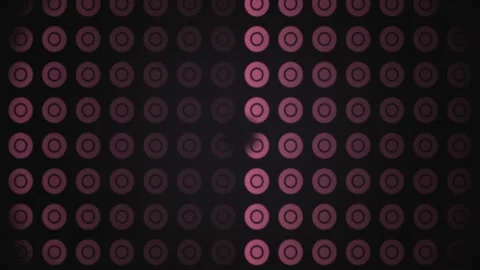 Bright circular patterns shine on a dark background Stock Footage 339304639