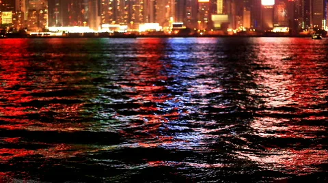 Bright city background. Focus on foreground Stock Footage 801087