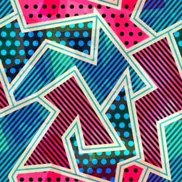 Bright cloth seamless pattern Stock Illustration