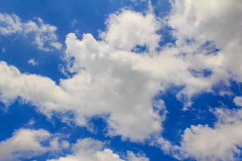 Bright clouds with blue sky 스톡 사진