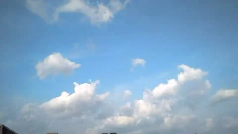 Bright clouds HD timelapse Video stock 212307421