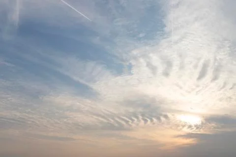 Bright cloudscape. Natural background Stock Photos