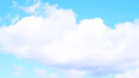 Bright cloudscape zoom in Video stock 108180432