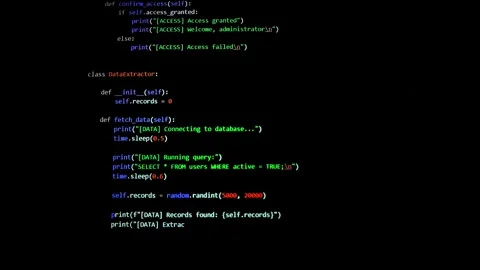 Bright code text appears on computer screen during programming process. Dev.. 스톡 동영상 335466030