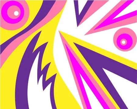 Bright color abstract blurred pattern yellow pink lilac Stock Illustration