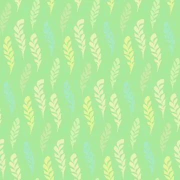 Bright color abstract floral pattern, vector seamless Illustrazione stock