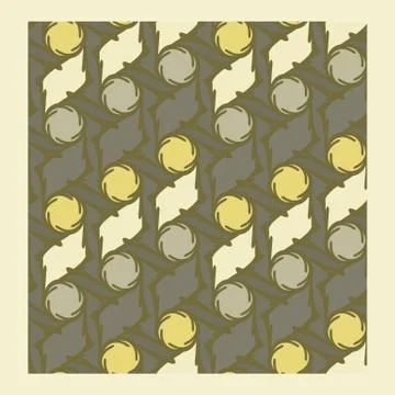 Bright color abstract geometric pattern, vector seamless Illustrazione stock