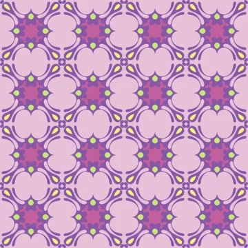 Bright color abstract geometric pattern, vector seamless Stockillustratie