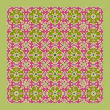 Bright color abstract geometric pattern, vector seamless Stockillustratie