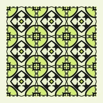 Bright color abstract geometric pattern, vector seamless Illustrazione stock