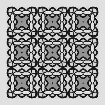 Bright color abstract geometric pattern, vector seamless イラスト素材