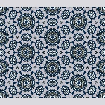Bright color abstract geometric pattern, vector seamless Illustrazione stock