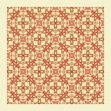 Bright color abstract geometric pattern, vector seamless Illustrazione stock