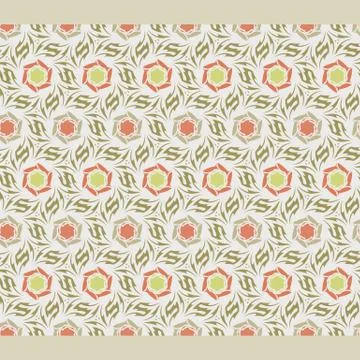 Bright color abstract geometric pattern, vector seamless Stock Illustration