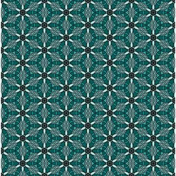 Bright color abstract geometric pattern, vector seamless Stock Illustration