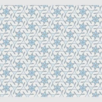 Bright color abstract geometric pattern, vector seamless Stock Illustration