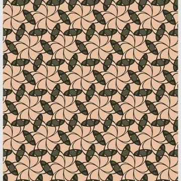 Bright color abstract geometric pattern, vector seamless Stock Illustration
