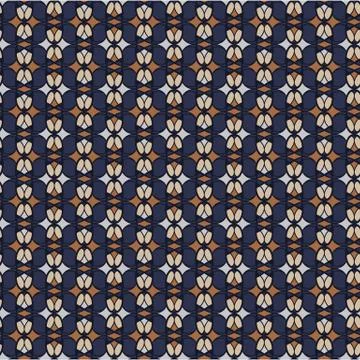 Bright color abstract geometric pattern, vector seamless Stock Illustration
