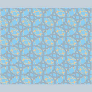 Bright color abstract geometric pattern, vector seamless Illustrazione stock