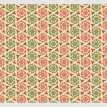 Bright color abstract geometric pattern, vector seamless 스톡 일러스트