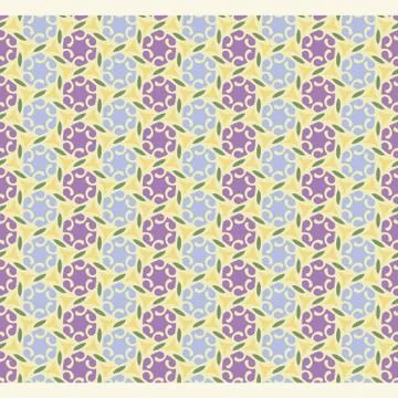 Bright color abstract geometric pattern, vector seamless Stock Illustration